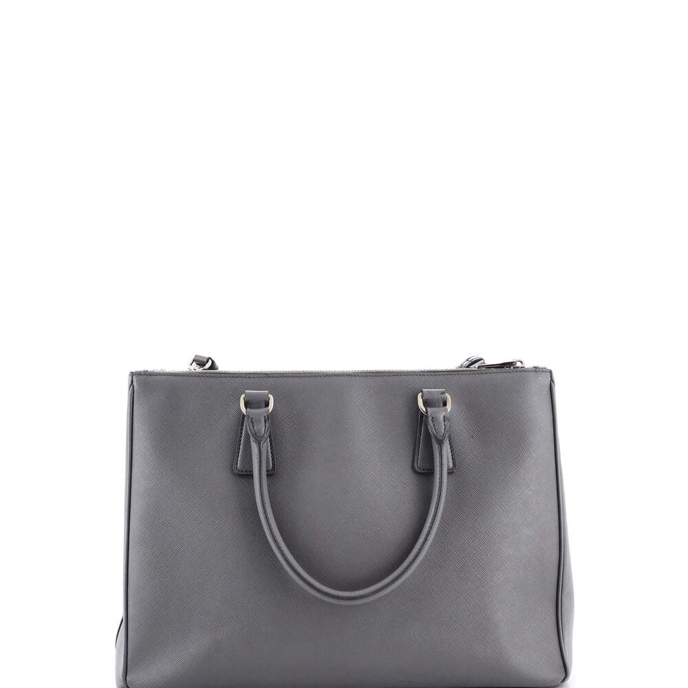 Prada Double Zip Lux Tote Saffiano #260560P10B - Picture 3 of 7